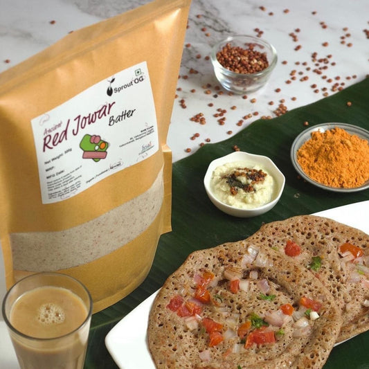 Red Jowar Idli - Dosa Batter - SproutOG