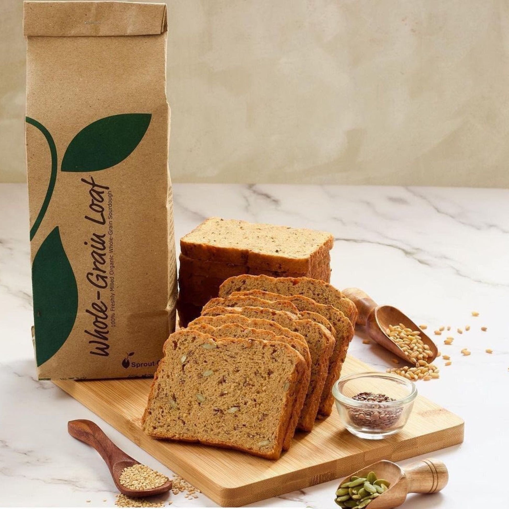 Wholewheat Multiseed Bread - SproutOG